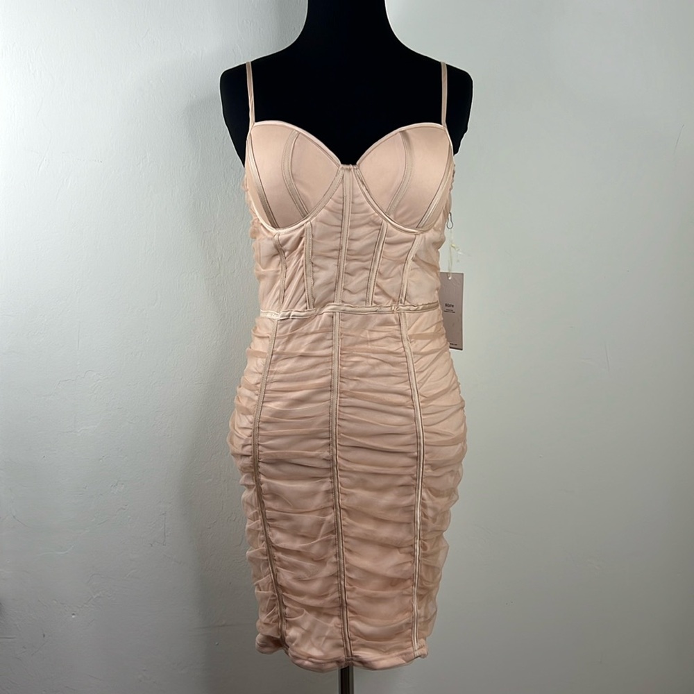 BLASHE Nude Dress L